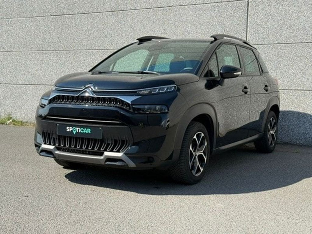 Citroen C3 Aircross *GPS*P SENS* 1.2 BENZ 130 PK EAT PLUS, Parkeersensor, 140 g/km, Zwart, Zwart