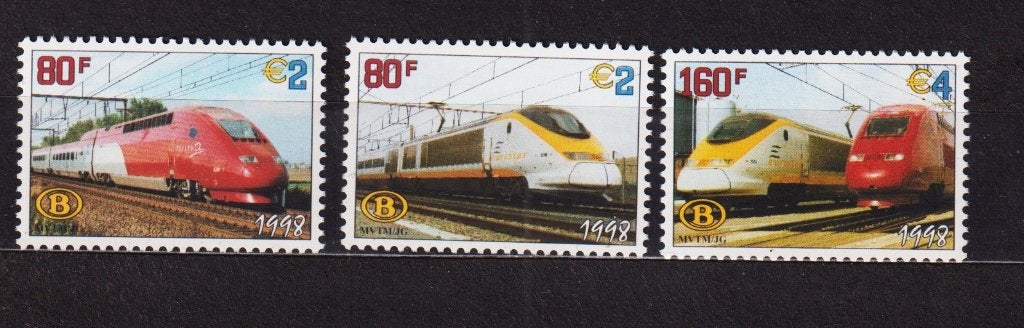 België Spoorwegvignetten 1998 TRV6-8 **, Verzenden, Postfris, Postfris