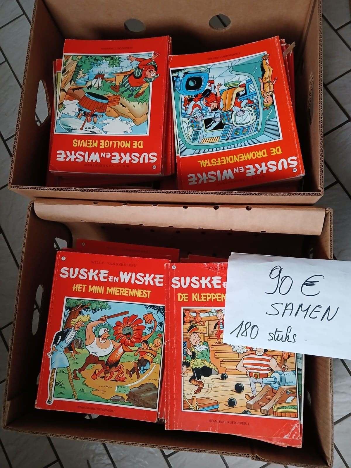 suske en wiske boeken, Boeken, Ophalen