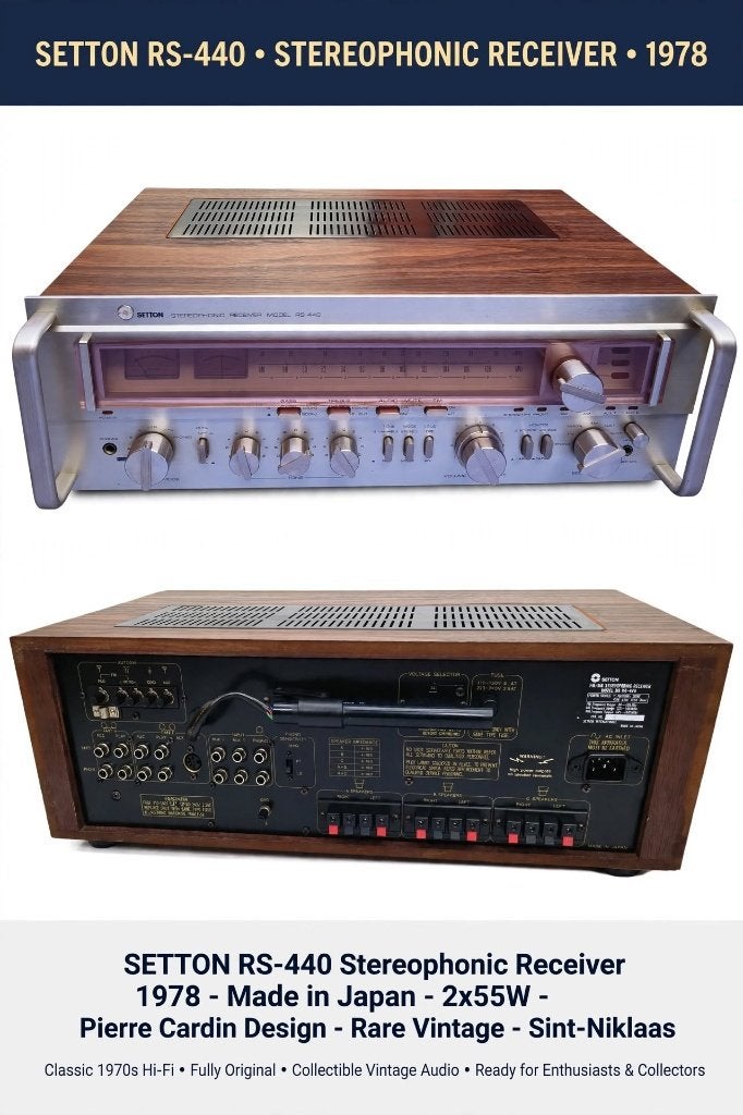 Setton RS 440, Gebruikt, 60 tot 120 watt, Stereo, Ophalen