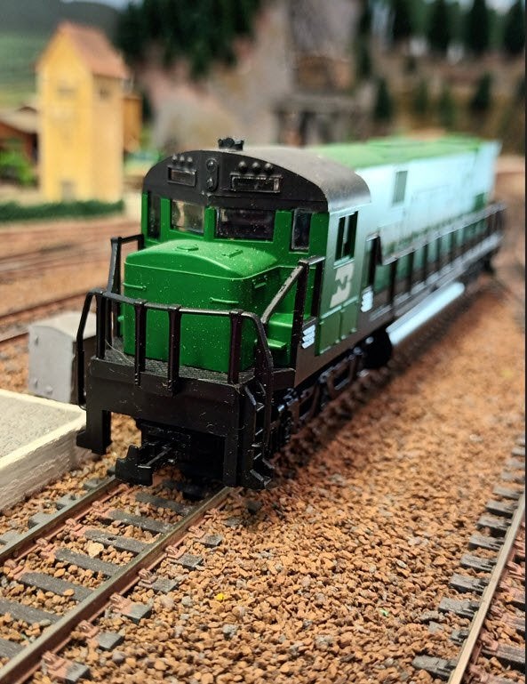 locomotive américaine, Overige merken, Locomotief, Verzenden, Zo goed als nieuw