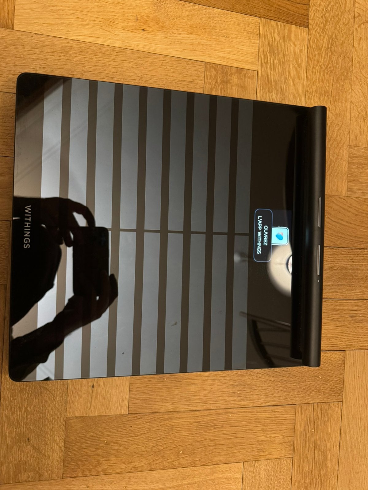 Withings Body Scan (noir) — excellent état, Elektronische apparatuur, Ophalen, Zo goed als nieuw