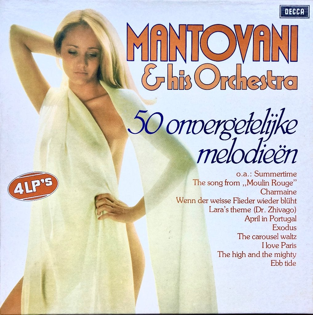 Mantovani 4-LP Boxset & Norman Newell, CD & DVD, Orchestre ou Ballet, 12 pouces, Enlèvement ou Envoi, Housse de protection extérieure