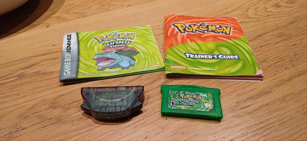 Pokemon leaf green set, Ophalen
