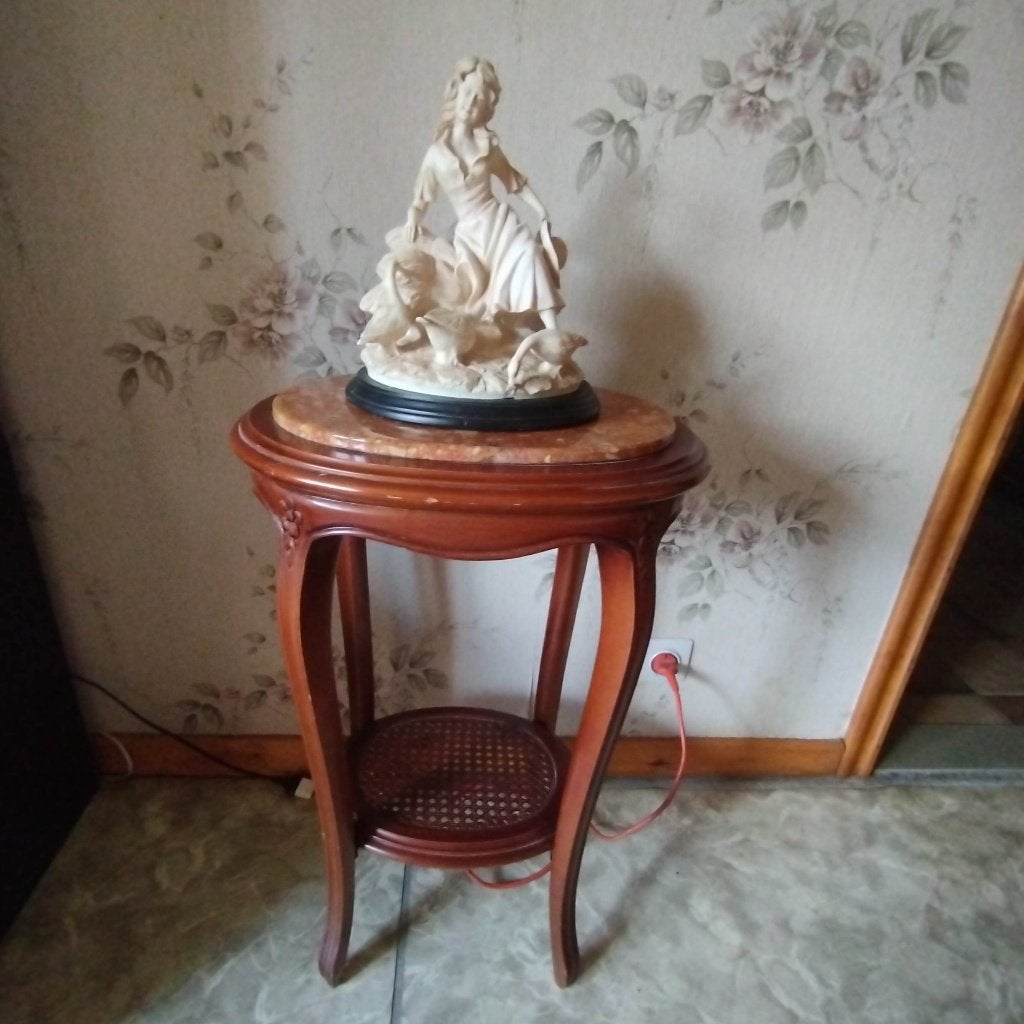 Déco tafeltje, Ophalen