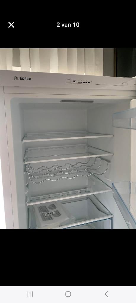 Koelkast met diepvries bosch, Elektronische apparatuur, Koelkasten en IJskasten, Ophalen, Gebruikt