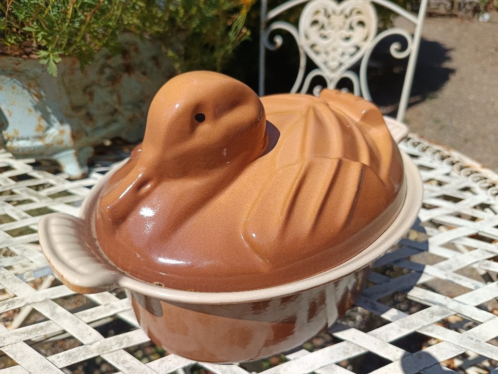 ***VERKOCHT*** zeldzame terinne Le Creuset, Gebruikt, Gietijzer, Verzenden, Overige typen
