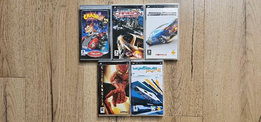 Mooi Lot van 5 PSP Arcade & Crash Games — 100% CIB, Ophalen of Verzenden, Gebruikt