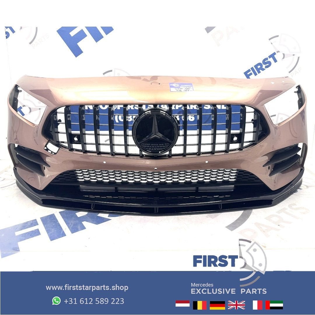W177 BUMPER A35 AMG + BRABUS SPOILER Mercedes A Klasse 2018-, Gebruikt, -, Voor, Ophalen of Verzenden