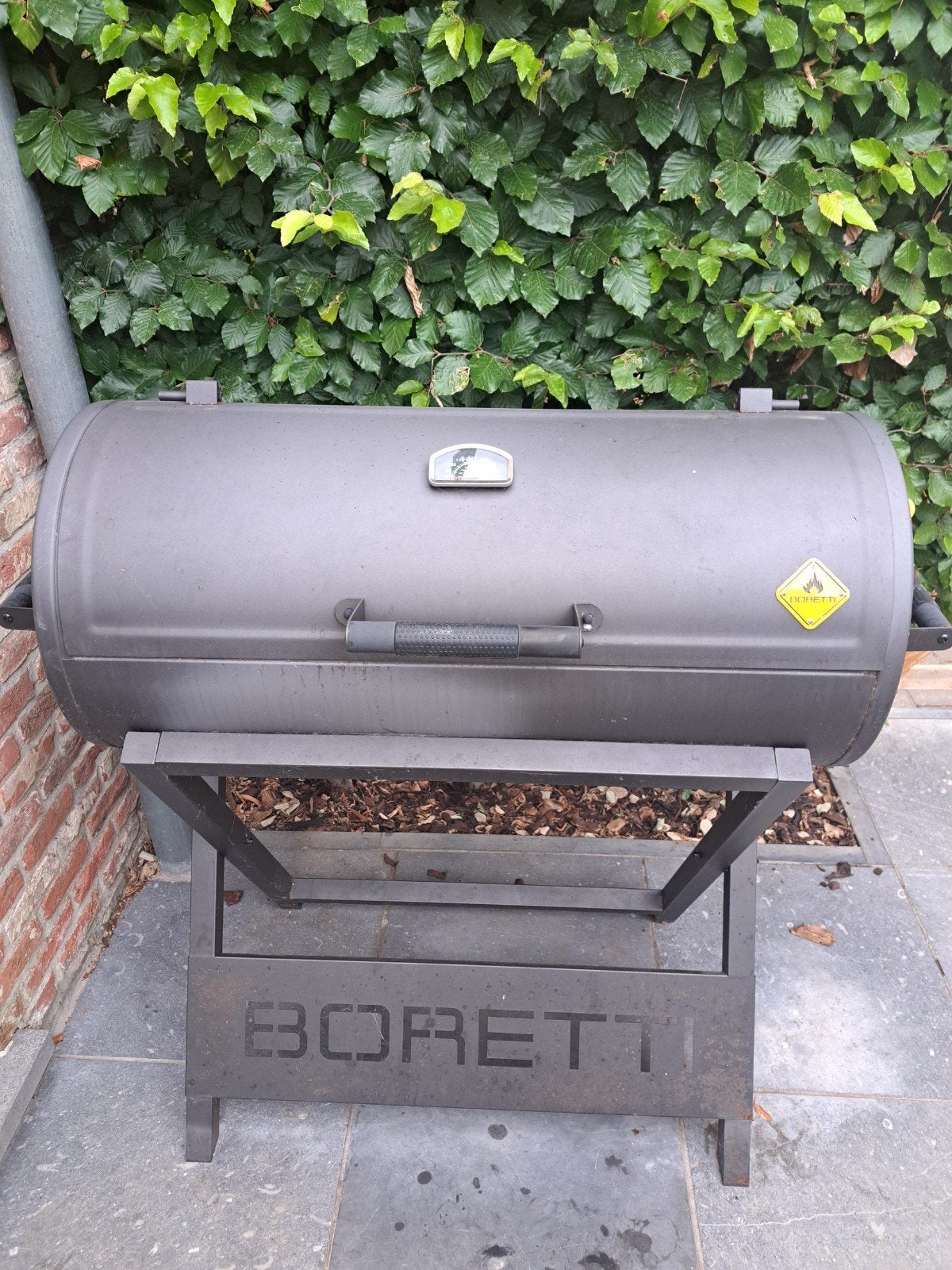 Boretti BBQ met opberghoes, Ophalen