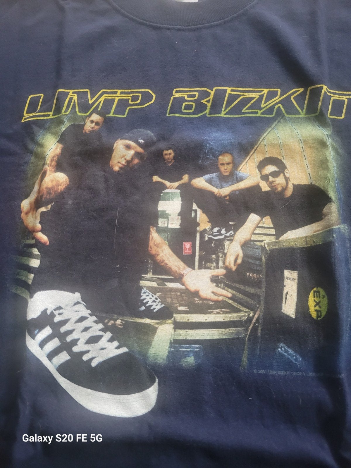 tshirt limp bizkit kleur blauw, Ophalen of Verzenden, Maat 48/50 (M), Blauw, Gildan active wear