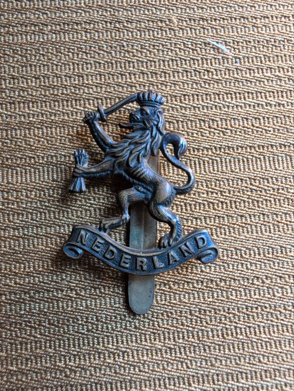 Nederlandse Capbadge, Prinses Irene Brigade - Brits, Verzamelen, Ophalen of Verzenden