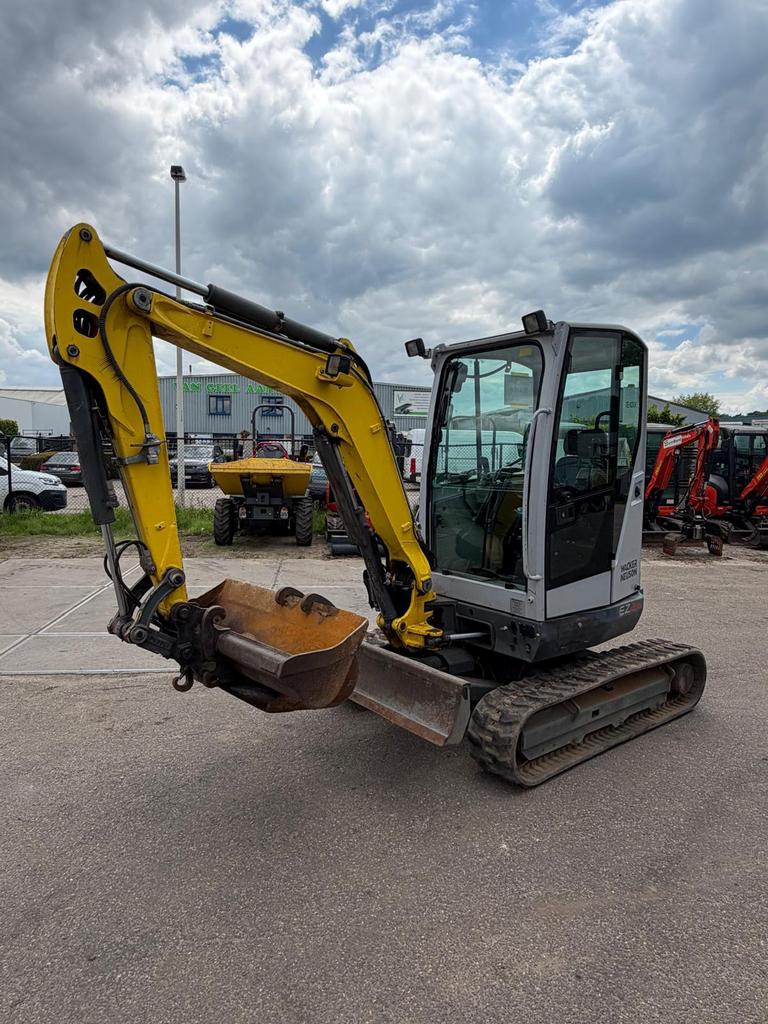 Minigraver Wacker Neuson, Ophalen, Graafmachine