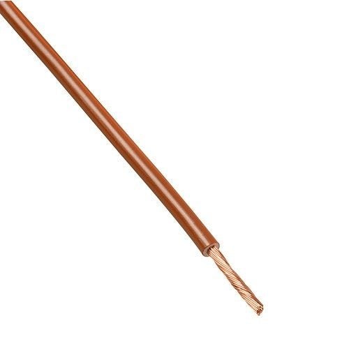 6mm² montagesnoer 90graden bruin VDS6 (100 meter), Verzenden