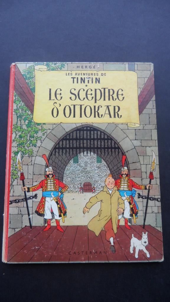 Tintin  "Le   Sceptre  d'Ottokar", Boeken, Ophalen of Verzenden