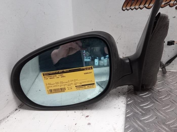 Buitenspiegel links van een Fiat Bravo, Gebruikt, -, -, Fiat