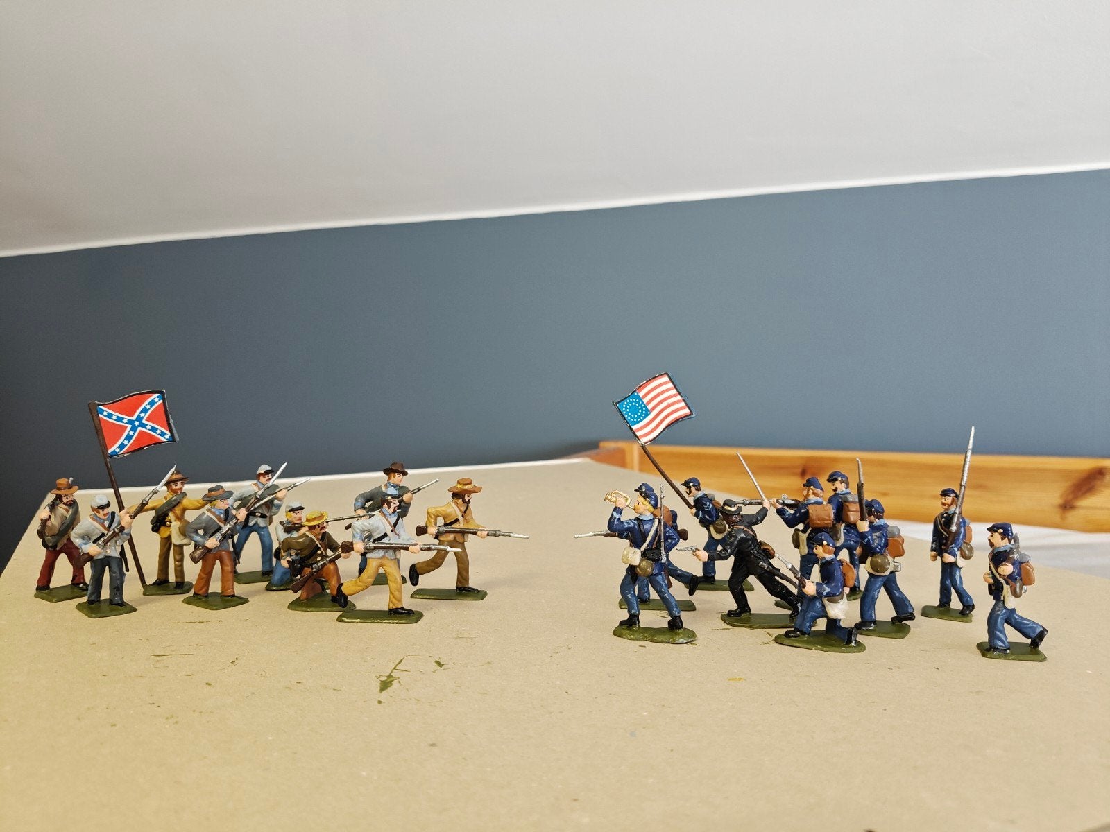 Ensemble de 20 figurines ACW à l'échelle 1/32, Hobby & Loisirs créatifs, Modélisme | Figurines & Dioramas, Enlèvement ou Envoi