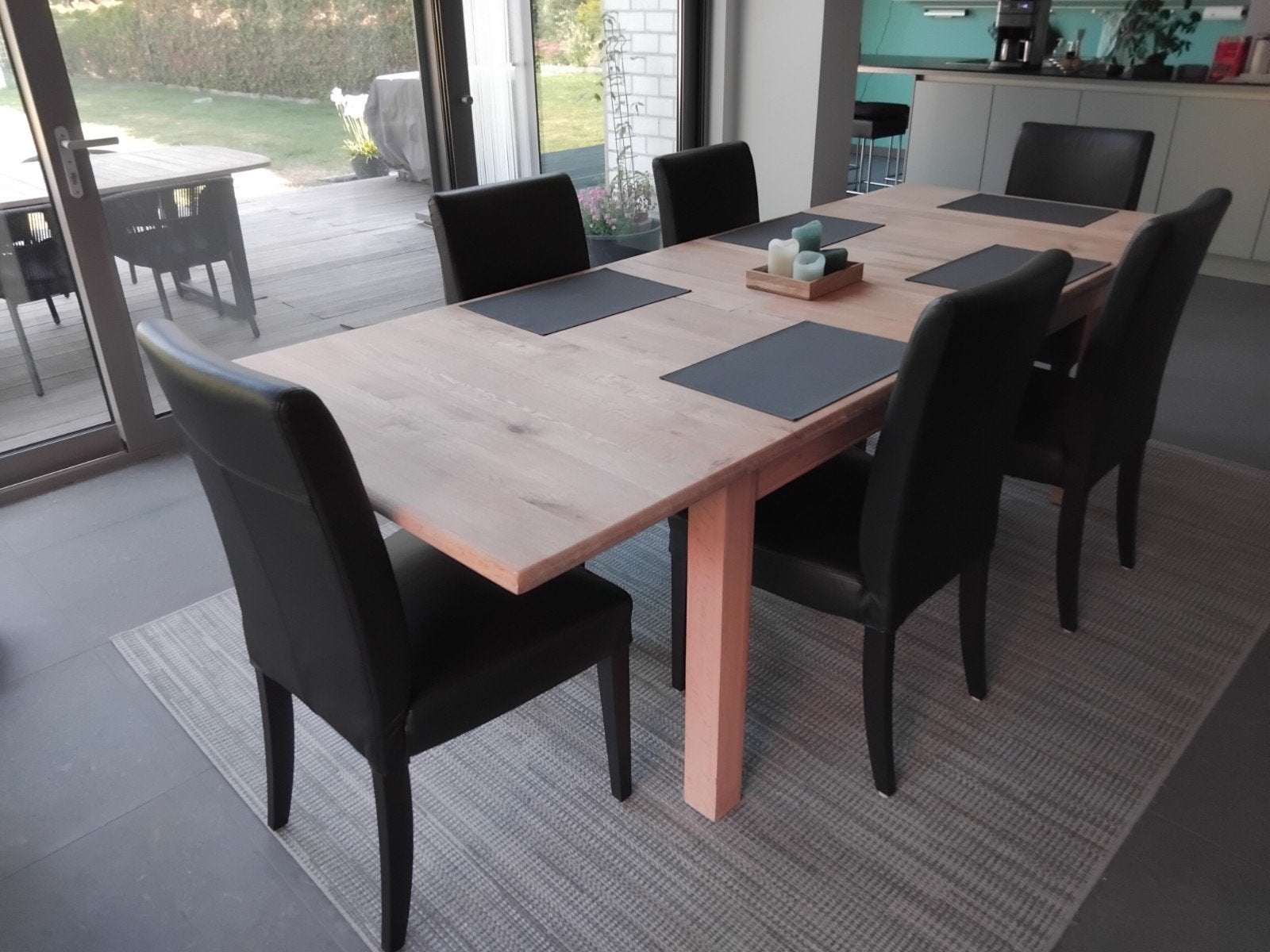 Eetkamerstoelen, Ophalen, Zo goed als nieuw, Zwart, Leer