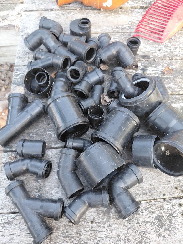 PP koppelstukken voor afvoer, Doe-het-zelf en Bouw, Ophalen, Nieuw, Overige materialen, Afvoer