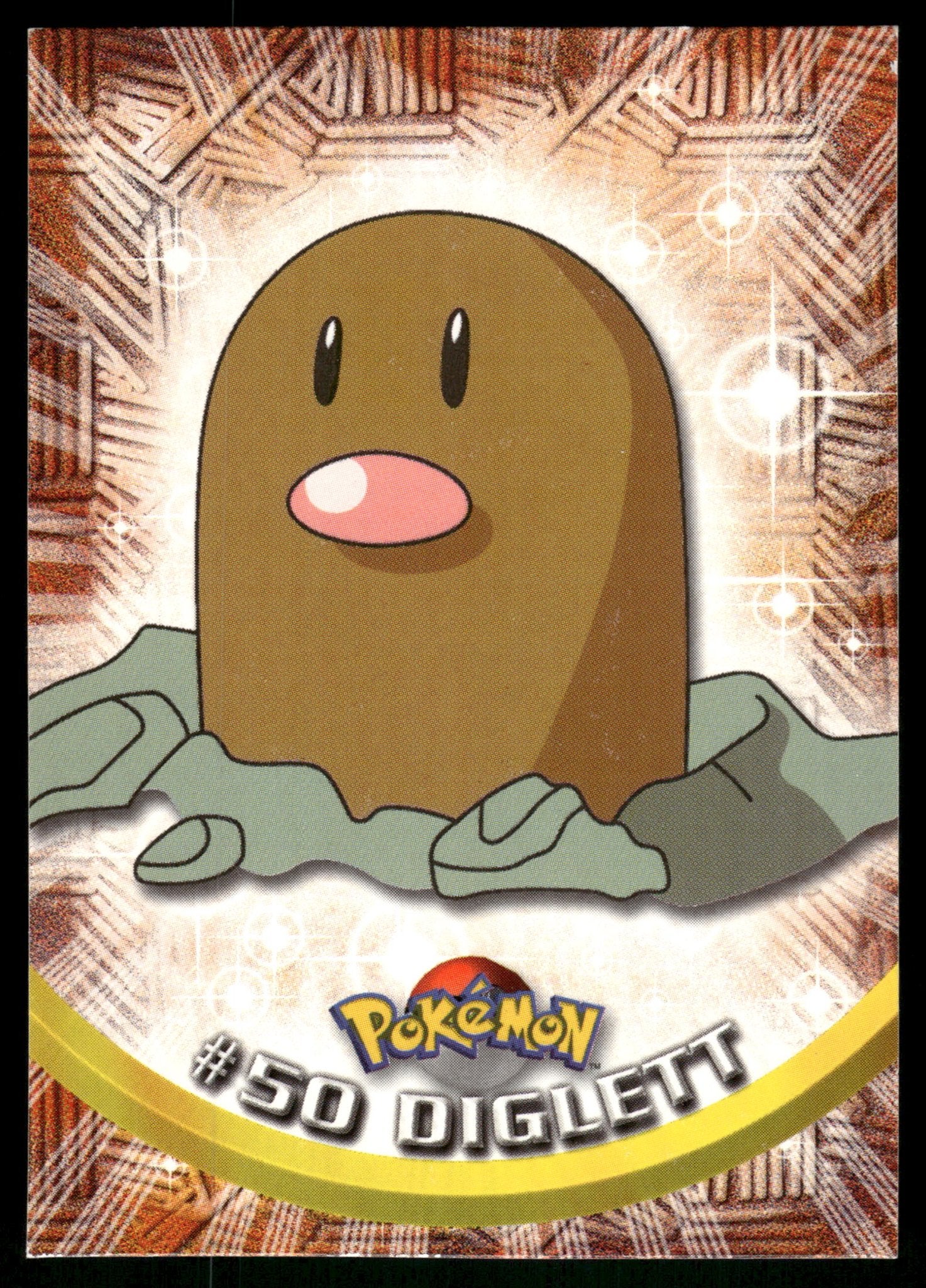 Diglett 50/144 - Topps Series 1 (NM), Hobby en Vrije tijd, Verzenden