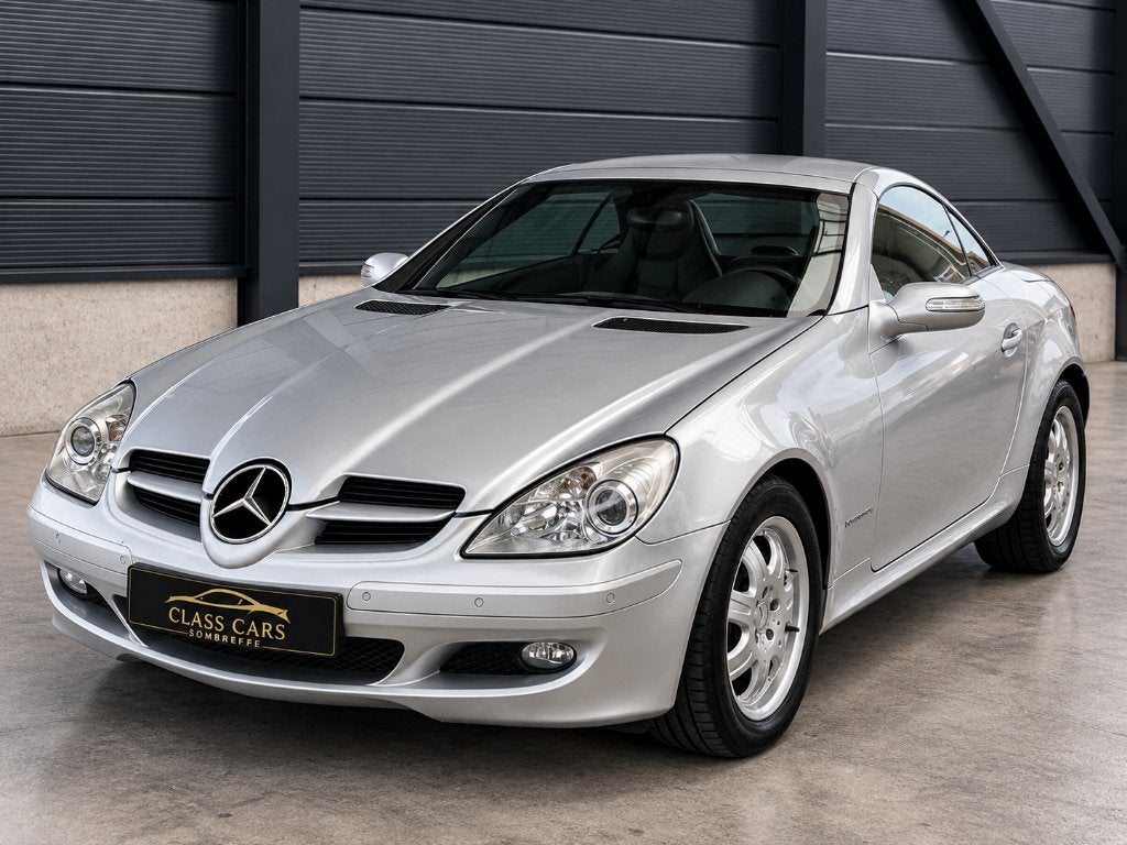 MERCEDES-BENZ SLK 200 Kompressor AUTO CARNET XENON GARANTIE, Autos, Cuir, Argent ou Gris, Achat, Entreprise