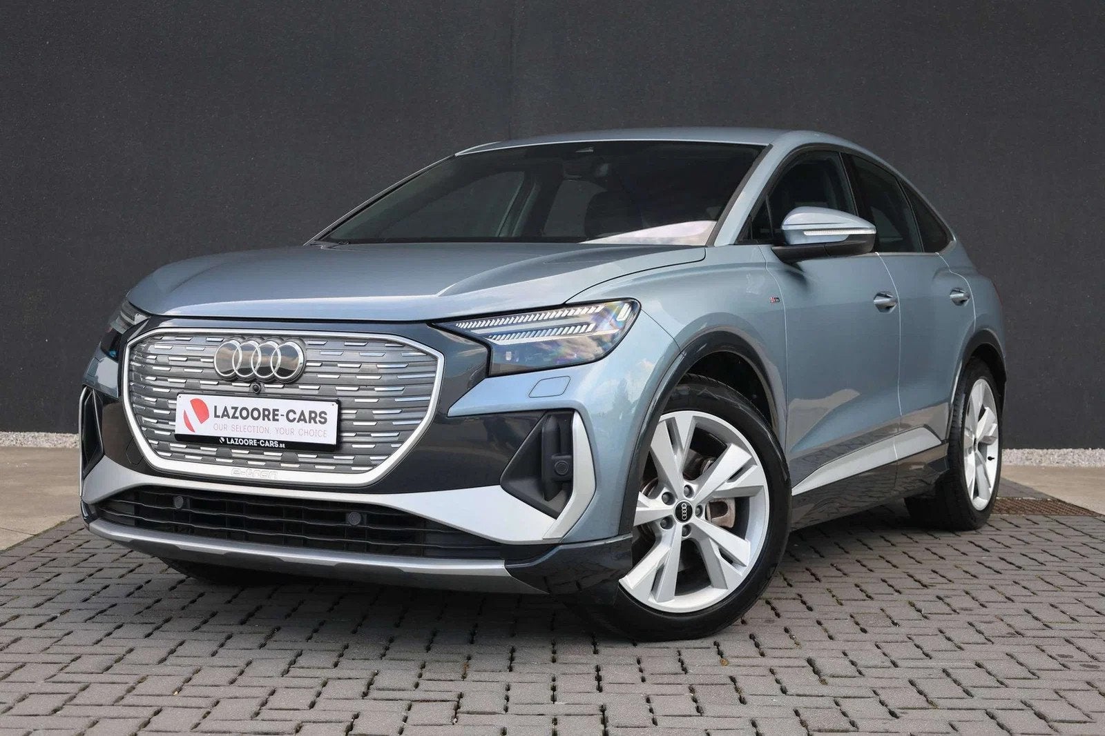 Audi Q4 Sportback e-tron Q4 e-Tron S-Line 50 Quattro 82KW, Gebruikt, Zwart, Blauw, Leder