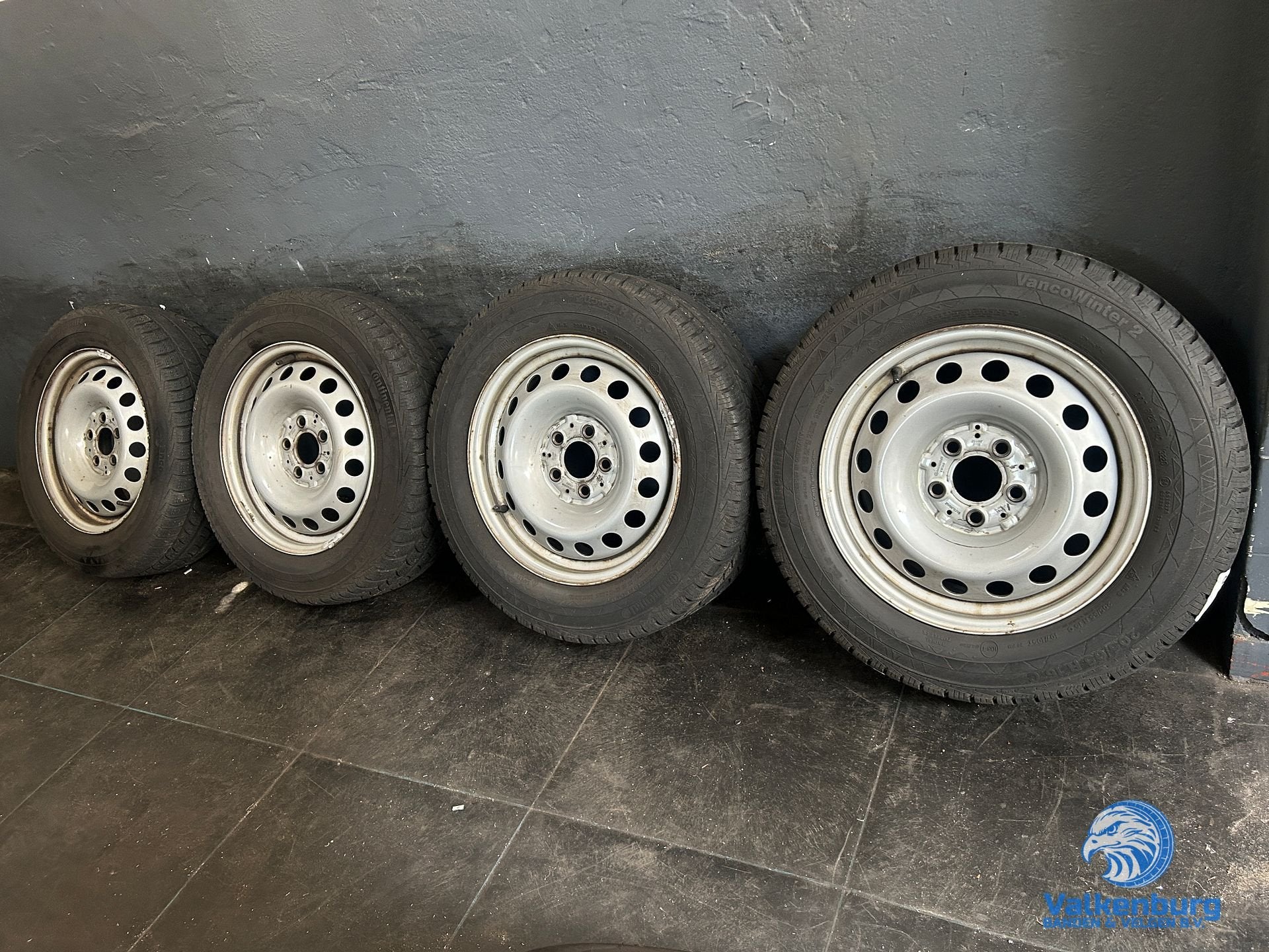 6-7mm! Originele Mercedes Vito W447 16 inch stalen velgen TP, Pneus et Jantes, Pneus hiver, 16 pouces, 205 mm