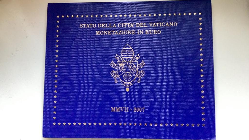 BU set Vaticaan 2007, Timbres & Monnaies, Monnaies | Europe | Monnaies euro, Enlèvement, Vatican, Autres valeurs, Série