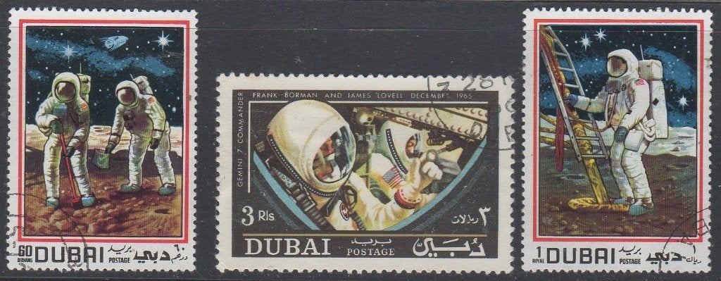 Dubai - Apollo 11-missie, Verzenden, Gestempeld