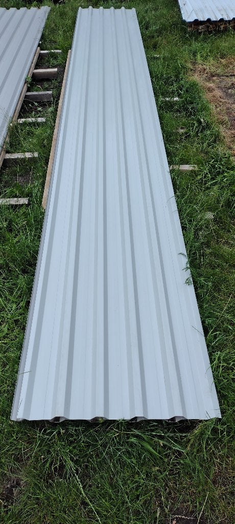 57 nieuwe golfplaten van 800cm lang 80 euro per stuk, Doe-het-zelf en Bouw, Ophalen, Nieuw, Overige materialen, Minder dan 20 mm