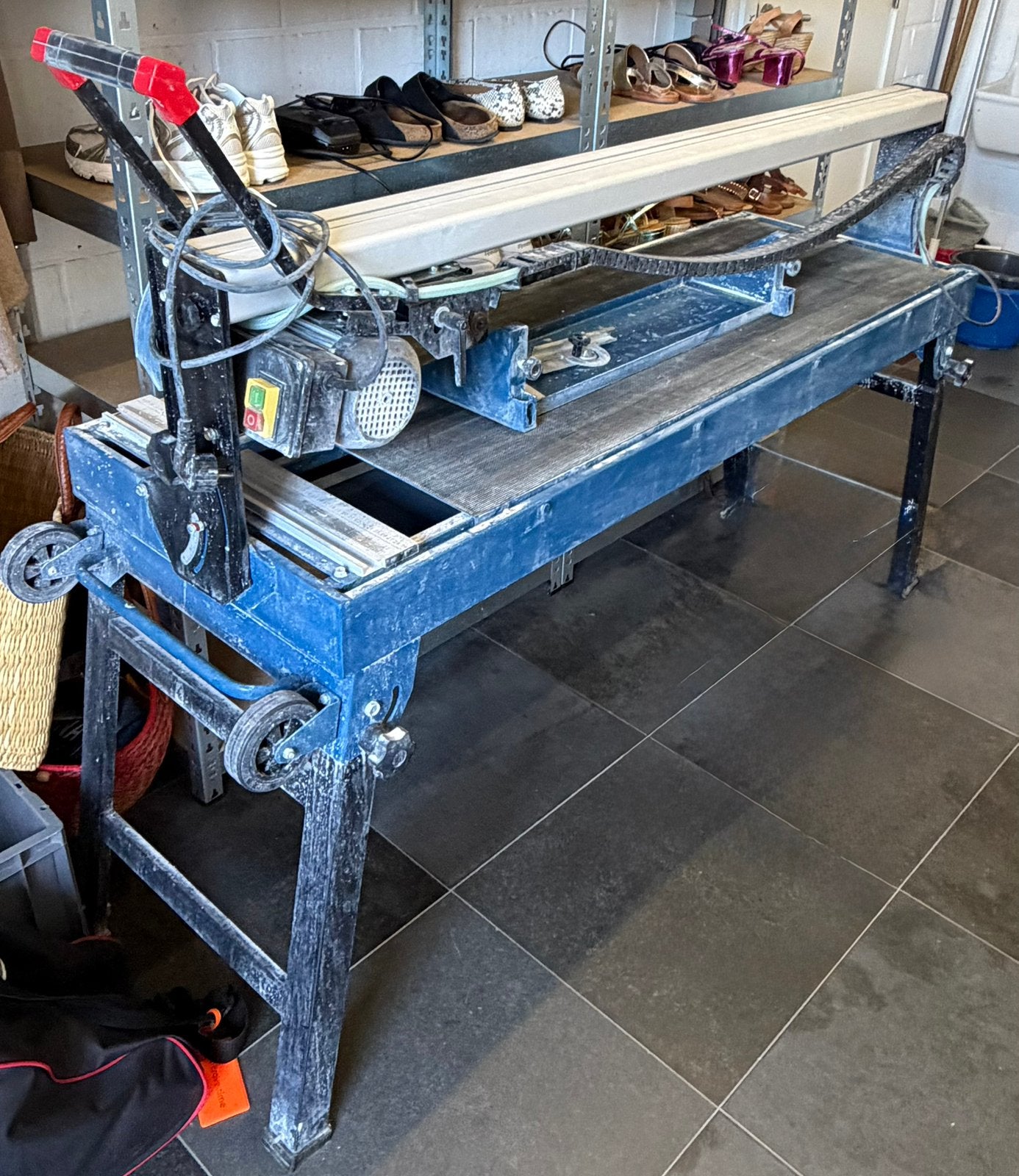 Tegelzaagmachine 120cm, Doe-het-zelf en Bouw, Ophalen, Minder dan 30 mm, Overige typen, Zo goed als nieuw