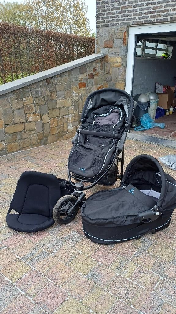Kinderwagen, Quinny, Ophalen, Kinderwagen, Verstelbare duwstang