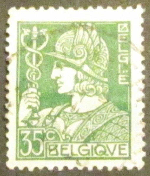 35 centimes estampillés OBC 340, Enlèvement ou Envoi, Affranchi, Timbre-poste, Autre