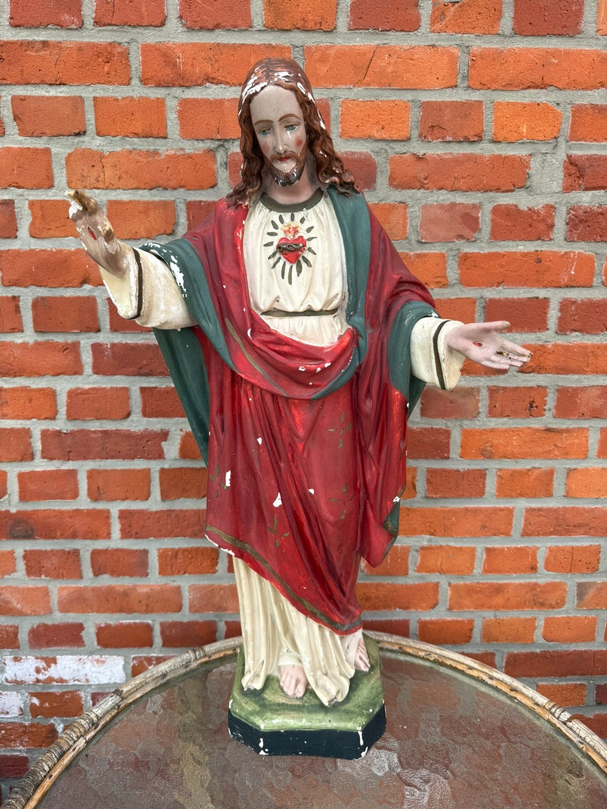 Sacré-Cœur de Jésus. Christ, Antiquités & Art, Enlèvement ou Envoi