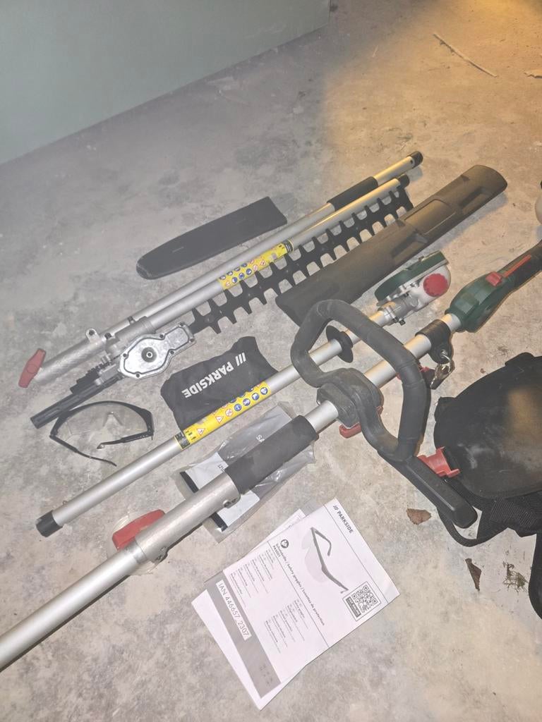 Parkside tuingereedschap benzine 4-in-1, Ophalen