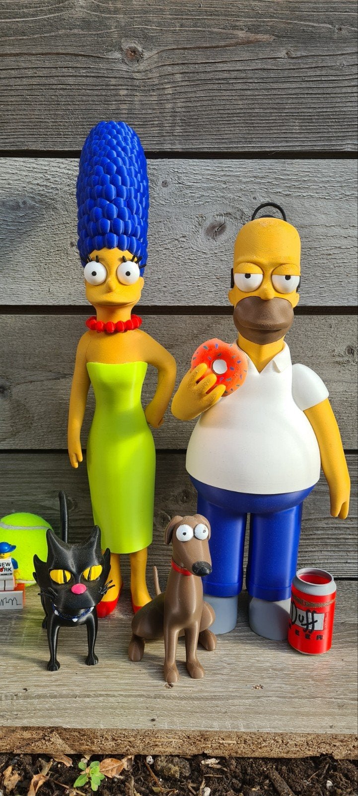 Homer Marge Duff XL Simpson-figurenset, Ophalen of Verzenden, Nieuw, Overige typen