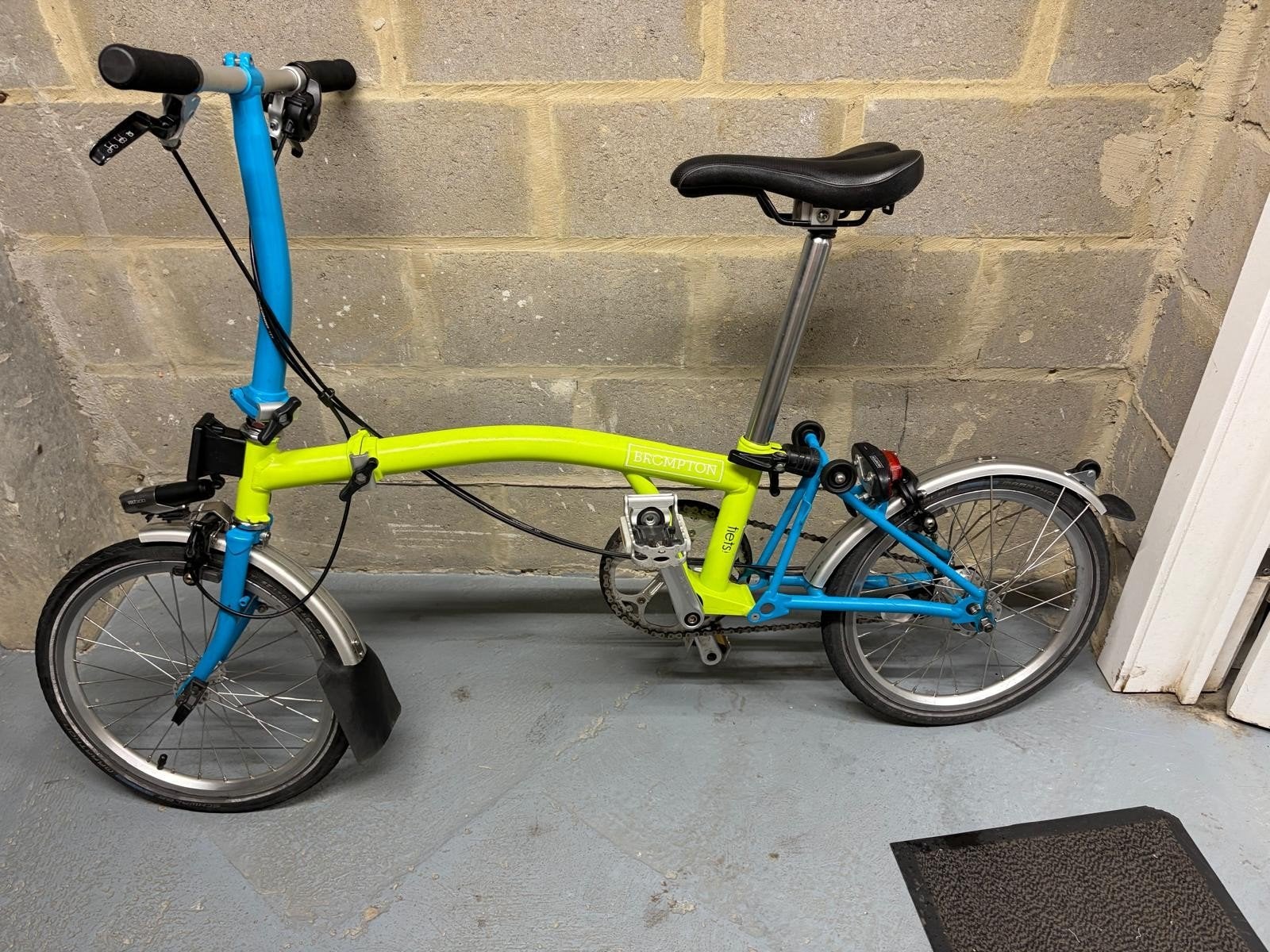 Brompton plooifiets C-line 3 speed, Fietsen en Brommers, Ophalen, Gebruikt, Brompton, 16 tot 18 inch