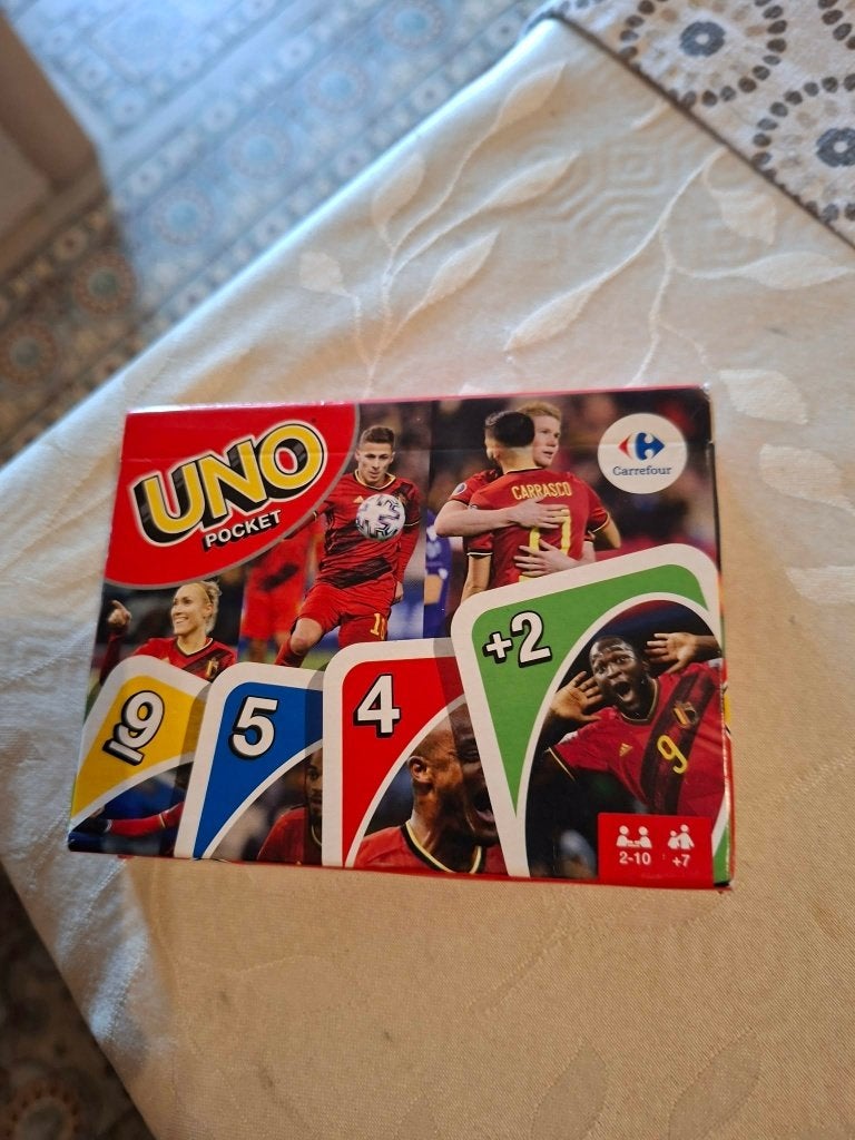 Rode Duivels-editie / UNO Pocket, Hobby en Vrije tijd, Gezelschapsspellen | Kaartspellen, Zo goed als nieuw, Ophalen of Verzenden