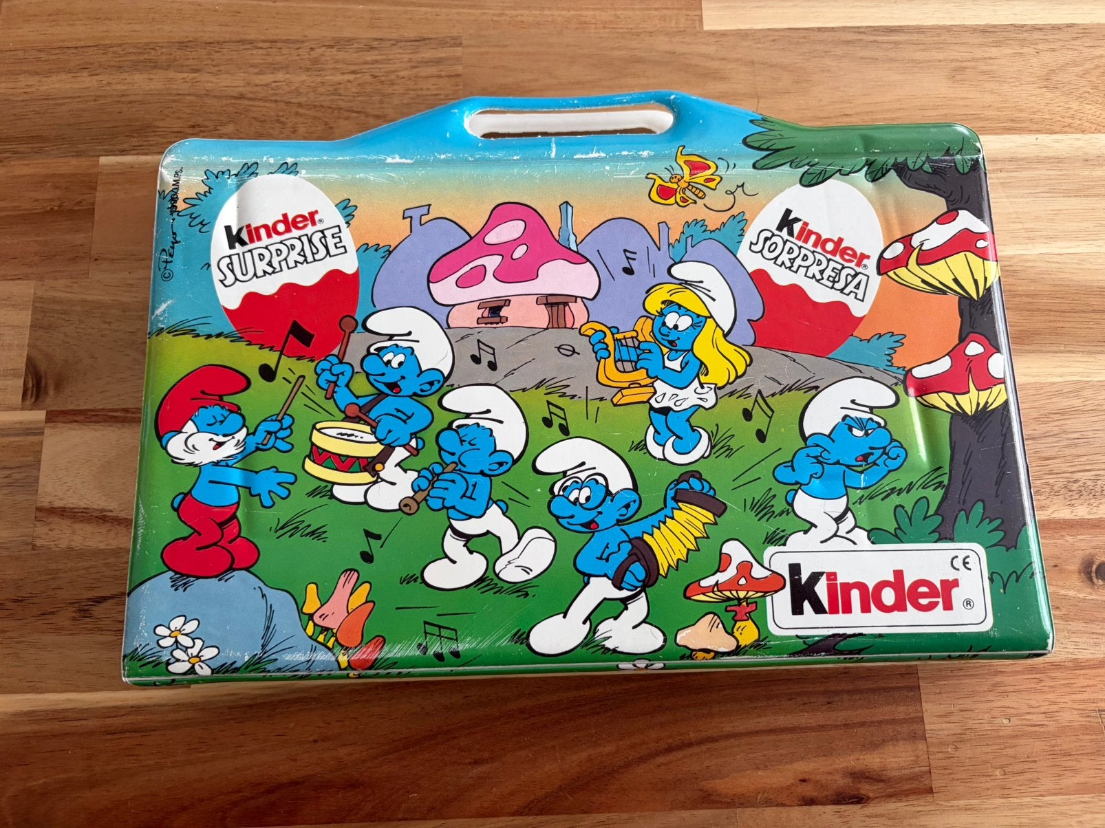1990 vintage The Smurfs Kinder Surprise Play Set, Ophalen of Verzenden, Zo goed als nieuw, 1:50 of kleiner, Figuur of Figuren