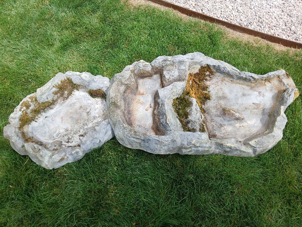 2 watervalelementen, Ophalen, Gebruikt, Waterornament