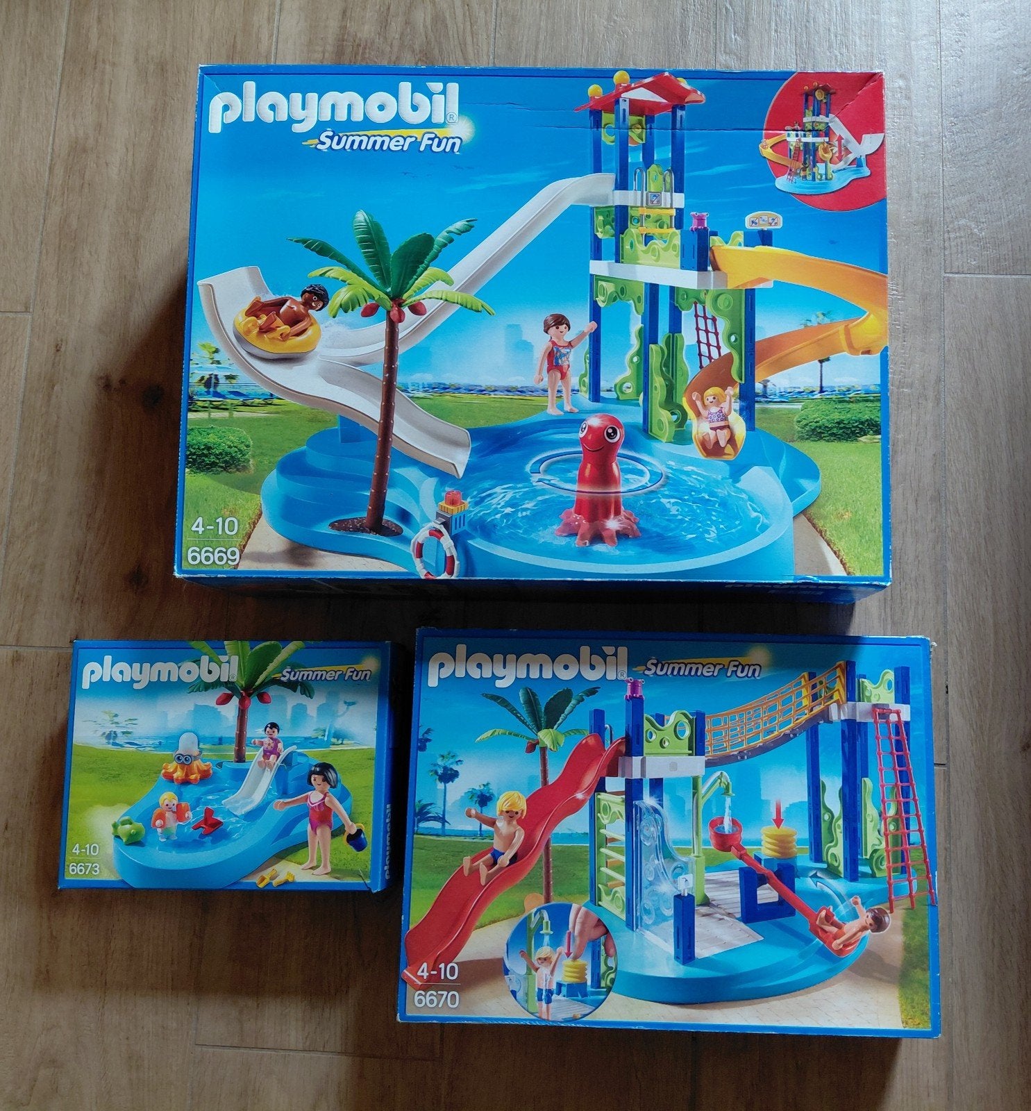playmobil 3 sets thema waterfun, Ophalen of Verzenden