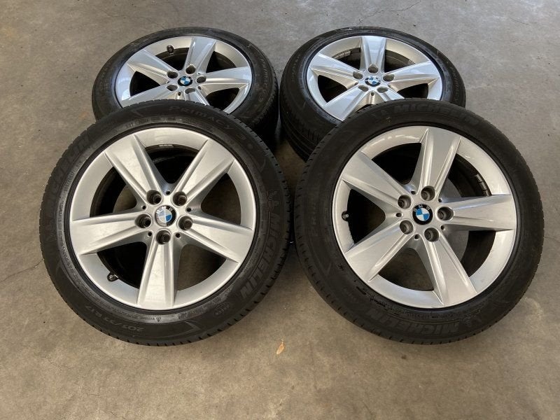 17 inch originele velgen + zomerbanden BMW 2 serie F45 F46 s, Pneus et Jantes, Pneus été, -, 205 mm