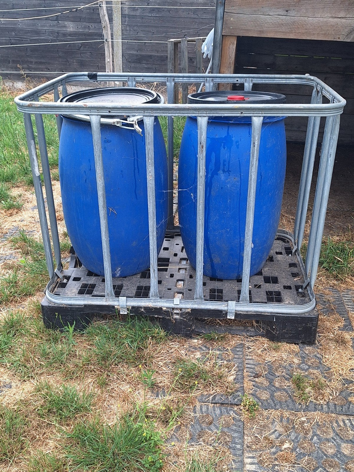 vaten en pvc pallet