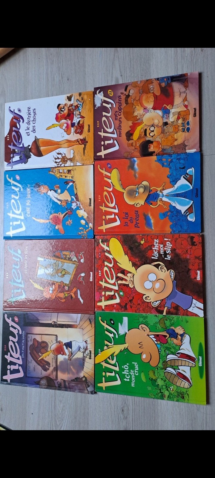Lot de bd Titeuf, Enlèvement