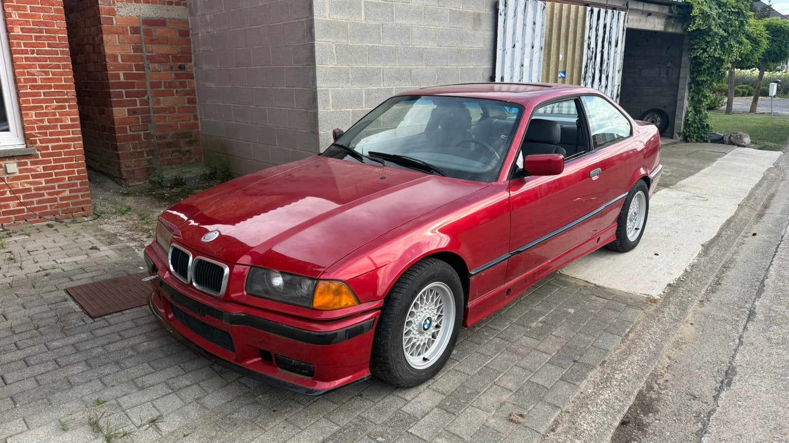 BMW E36 coupe 320ia 1992 rood airco project, Rouge, Achat, Automatique, Particulier