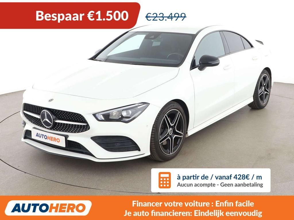 Mercedes-Benz CLA-Klasse 180 CLA 180 d AMG Line (bj 2019), Gebruikt, 116 pk, Wit, 1470 kg