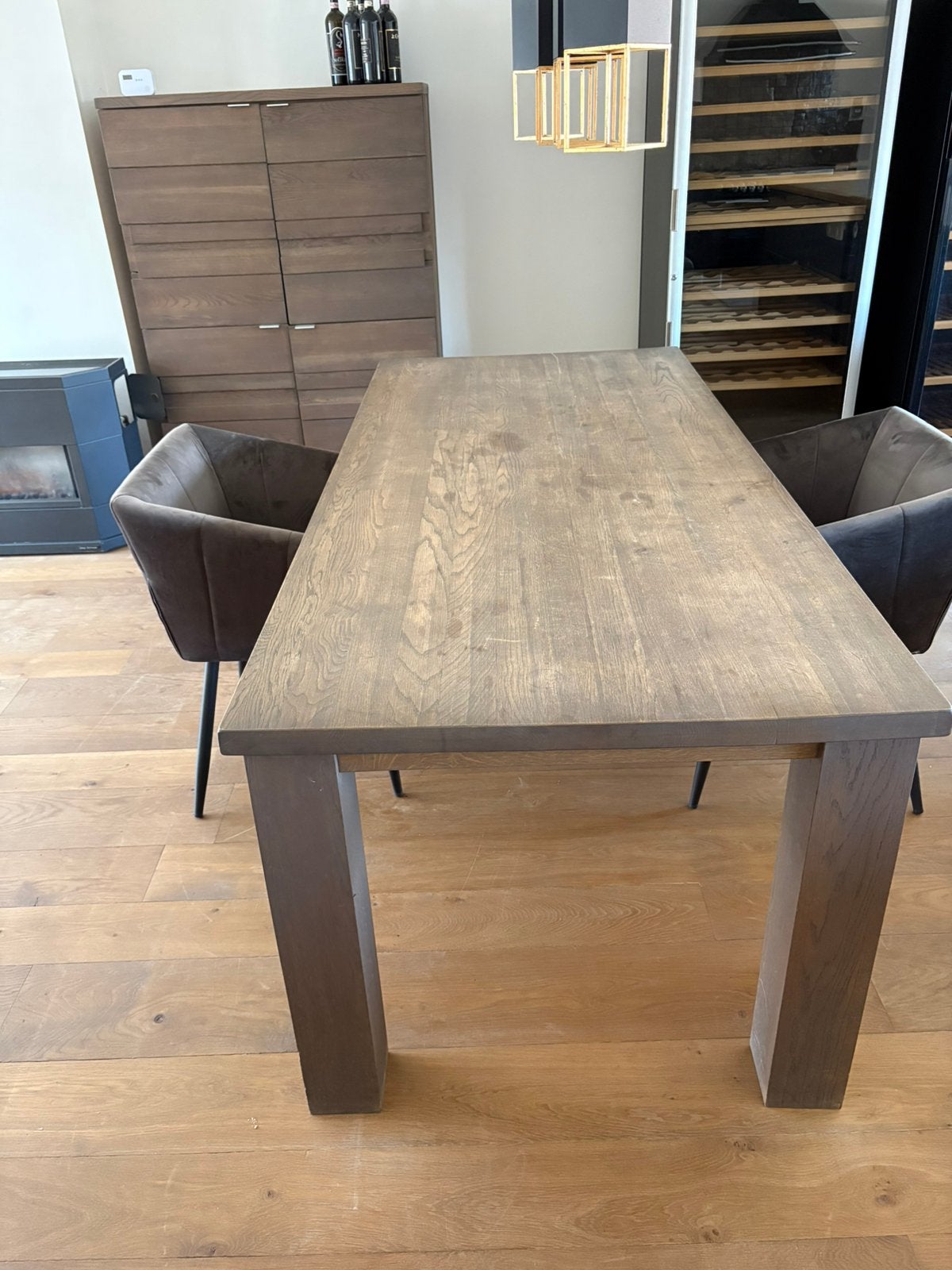 Eettafel en kast, Huis en Inrichting, Tafels | Eettafels, Ophalen, Gebruikt