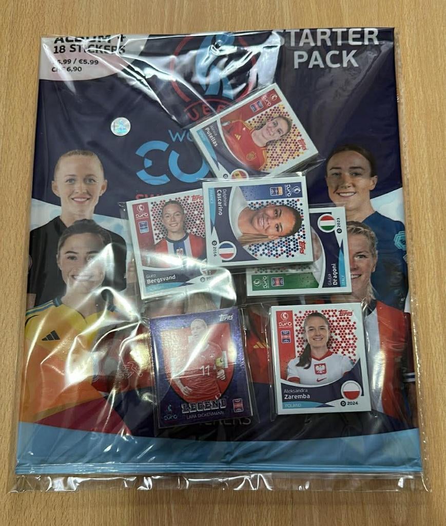 Panini Women euro 2025, Ophalen of Verzenden, Zo goed als nieuw, Overige typen