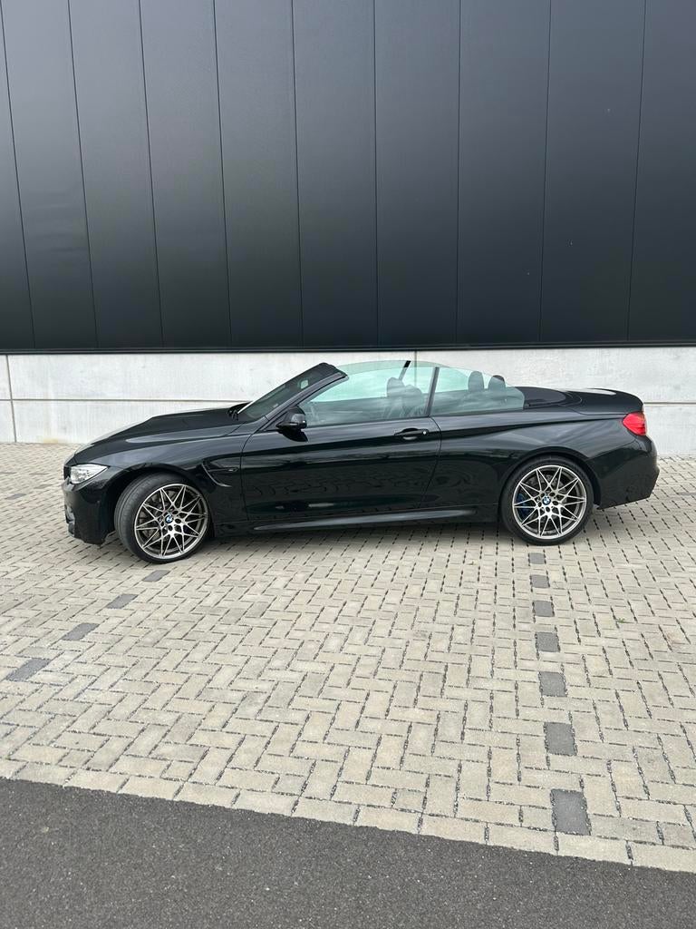 Bmw M4 competition cabrio full option full onderhoud, Auto's, Automaat, Achterwielaandrijving, Cabriolet, Zwart