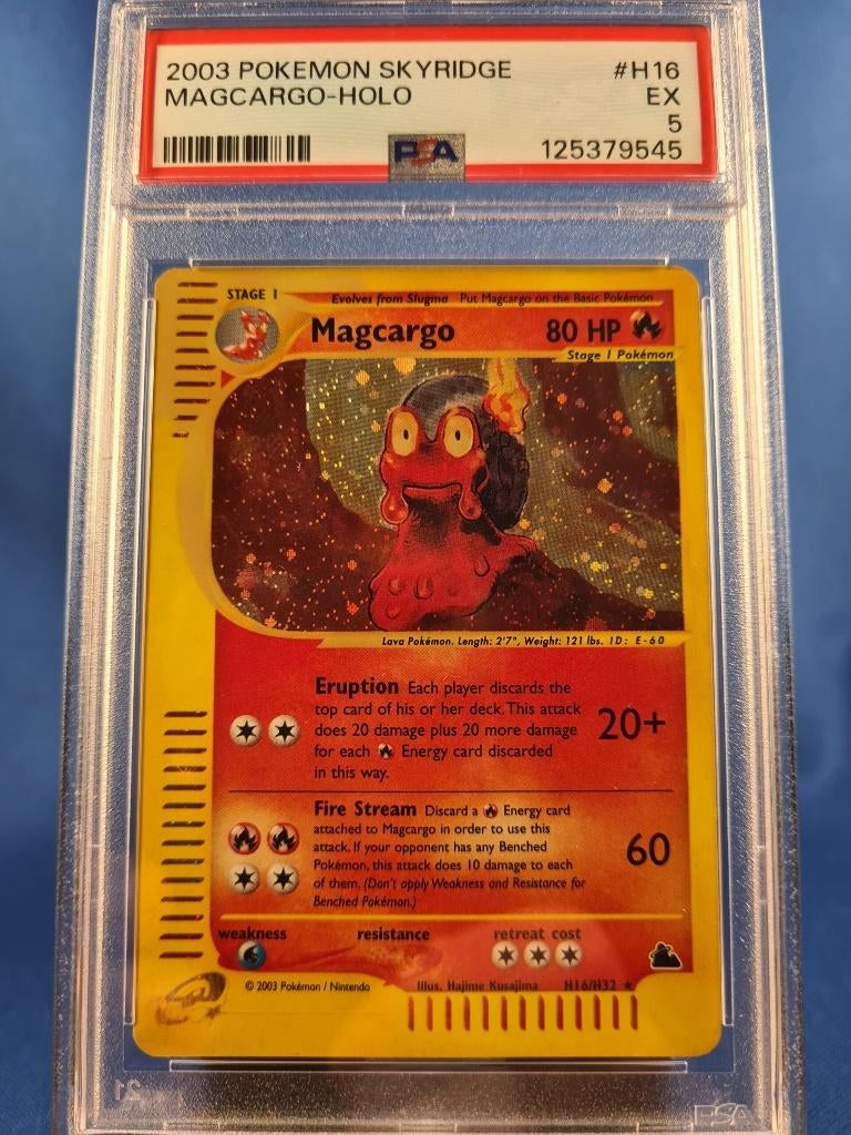 Magcargo H16/144 - Skyridge (PSA 5), Verzenden, Gebruikt